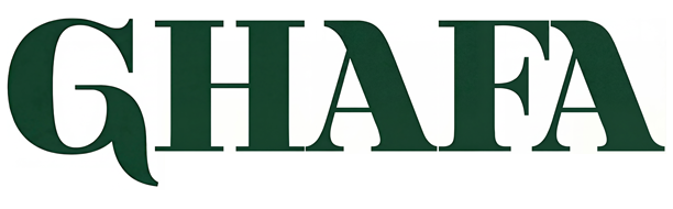 Ghafa only text Logo