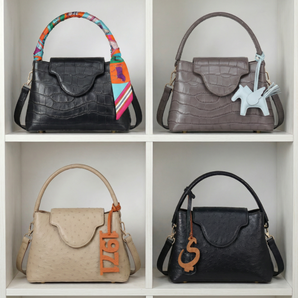 Glamorous by Ghafa All colors on a shelf with Accessories, charms and angel charms