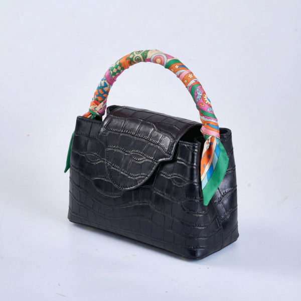 Glamorous By Ghafa - Black - Croc Black