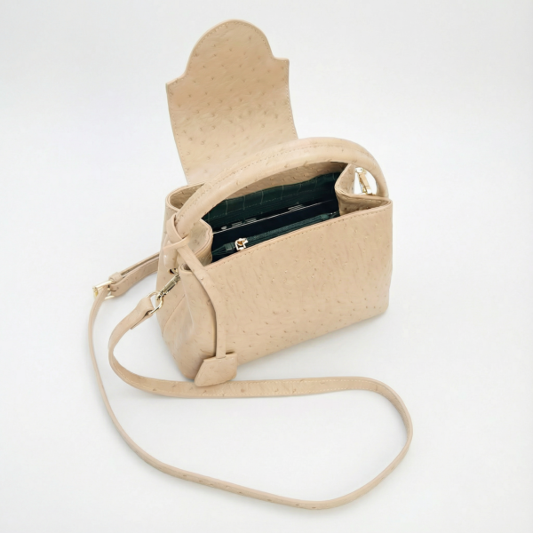 Glamorous By Ghafa - Beige Open flap