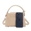 Glamorous By Ghafa - Beige with iPhone Size Comparison