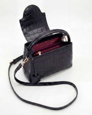 Glamorous By Ghafa - Black Open flap