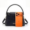 Glamorous By Ghafa - Black with iPhone Size Comparison