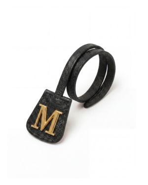 Pendent Black Ostrich M