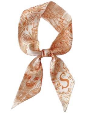 Scarf with letter S by ghafa