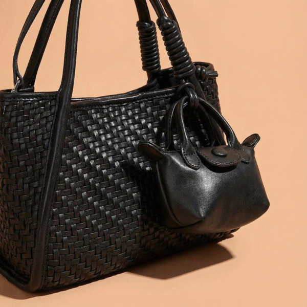 Twiny by Ghafa - Tote bag , Woven leather