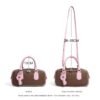 Salwa by Ghafa, Genuine leather handbag with charm key shaped