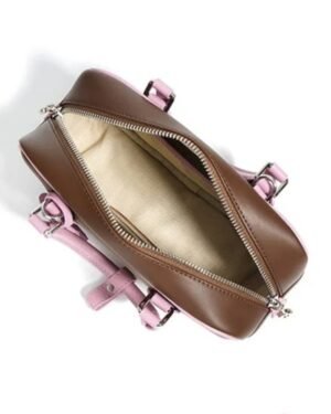 Salwa by Ghafa, Genuine leather handbag with charm key shaped