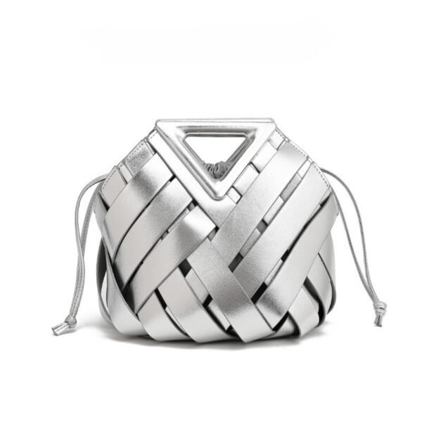 Oro by Ghafa, woven leather Handbag