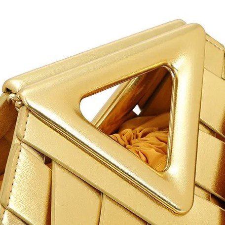 Oro by Ghafa, woven leather Handbag