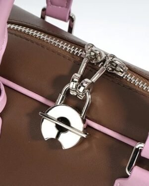 Salwa by Ghafa, Genuine leather handbag with charm key shaped