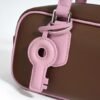Salwa by Ghafa, Genuine leather handbag with charm key shaped