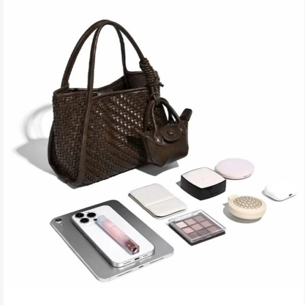 Twiny by Ghafa - Tote bag , Woven leather