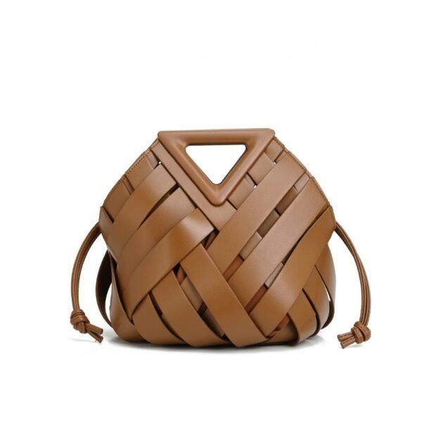 Oro by Ghafa, woven leather Handbag