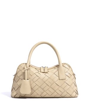 Stell by Ghafa - Woven leather handbag