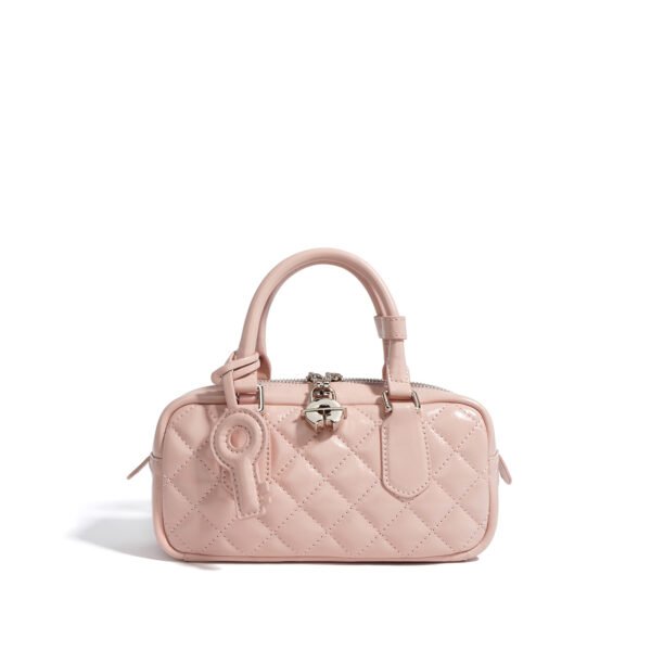 Fiorella by Ghafa, Genuine leather handbag with charm key shaped