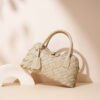 Stell by Ghafa - Woven leather handbag