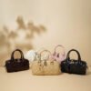 Fiorella by Ghafa, Genuine leather handbag with charm key shaped