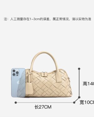 Stell by Ghafa - Woven leather handbag