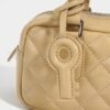 Fiorella by Ghafa, Genuine leather handbag with charm key shaped
