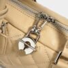 Fiorella by Ghafa, Genuine leather handbag with charm key shaped